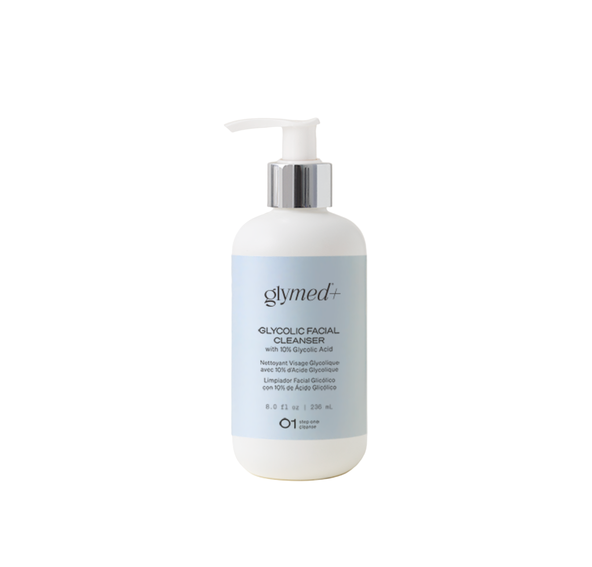 GLYMED+ GLYCOLIC FACIAL CLEANSER WITH 10% GLYCOLIC ACID
