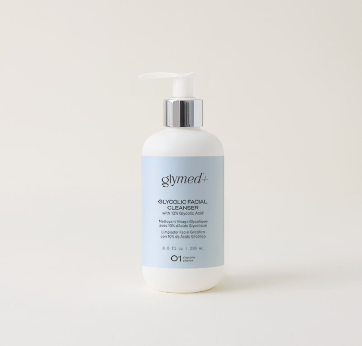 GLYMED+ GLYCOLIC FACIAL CLEANSER WITH 10% GLYCOLIC ACID