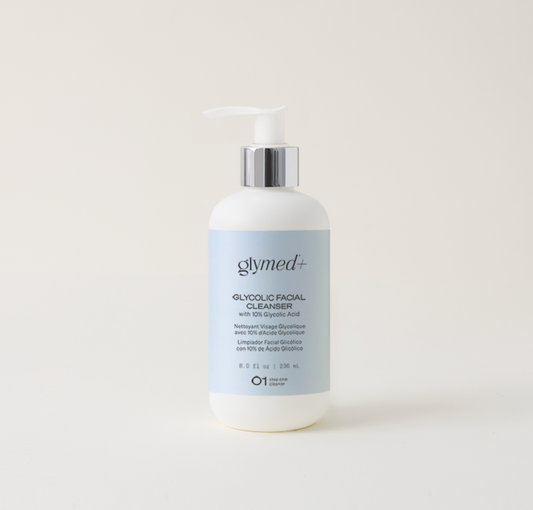 GLYMED+ GLYCOLIC FACIAL CLEANSER WITH 10% GLYCOLIC ACID